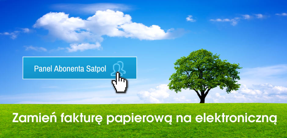 Panel Aboneta Satpol - zamień fakturę papierową na elektroniczną